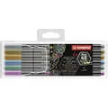 STABILO Premium Metallic-Filzstift - STABILO Pen 68 metallic, 1,4mm - 6er Pack