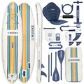 HUIIKE Stand Up Paddling Board mit Zubehör, Paddel, Finnen, Pumpe. Paddle Sup Board Aufblasbar Hohe Stabilität und Widerstandsfähigkeit. 305 x 84 x 15 cm, Belastbar bis 130 kg