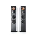 Teufel Ultima 40 Stereo Lautsprecher - HiFi Standlautsprecher Paar der Spitzenklasse, Phase-Plug Hochtöner, 3-Wege System, Doppelrohr-Bassreflex, Musik, Filmton, Games - weiß