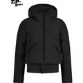 Protest Damen Skijacke PRTPreppy ZIP-SHIFT True Black : L Größe: L - Schwarz - L
