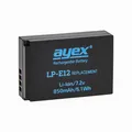 ayex LP-E12 Akku für Canon EOS M M2 M10 M50 MarkII M100 M200 100D PowerShot SX70