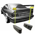 Heckspoiler schwarz matt passend für BMW E36 Limo & Coupé