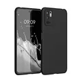 kwmobile Handyhülle für Xiaomi Redmi Note 10 5G Hülle - TPU Case - Kabelloses Laden - Schutzhülle Cover in Schwarz matt