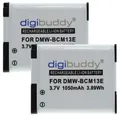 2 x 1050mAh Akku für Panasonic Lumix DMC-TZ58, DMC-TZ61, DMC-TZ71 - DMW-BCM13-E