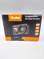 Rollei Compactline 64 Dual Screen 12030 Digitalkamera Kamera 4K Funktion #TK026X