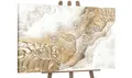 YS Quadro dipinto a mano «Epoca» | Quadro colore per l'interno Art Quadri soggiorno dipinti a mano | Pittura dipinta a mano | Immagine dipinta a mano TRD034 (120 x 80 cm)