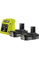 RYOBI RC18115-220 18V 2 x 2.0Ah AKKU + LADEGERÄT PACK