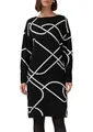 s.Oliver Gestricktes Jacquard-Kleid mit All-Over-Print