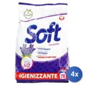 4x Soft Wäschewaschmittel Pulver 78 Dosierlöffel Lavendel Made In Italy