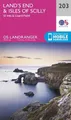 Land's End & Isles of Scilly (Map) OS Landranger Map