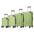 Koffer Suitcase Set, Trolley Reisekoffer, Rollkoffer Handgepäck, Früchte Grün