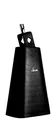 XDrum HCB-6 Cowbell - 6" Kuhglocke mit 22 cm Länge für Drums und Percussion - Glocke aus Stahl - An Schlagzeug montierbar - Schwarz
