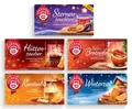 Wintertee 5er Pack, Sternenleuchten, Hüttenzauber, Süßer Bratapfel, Kaminaben...