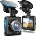 Retoo Dashcam Auto Autokamera 2K Sichtwinkel 170° Vorne Nachtsicht Bewegungserkennung G-Sensor Parkmodus Loop-Aufnahme GPS-Modul Mi-krofon und Lautsprecher Bildschirm LED 2" Schwarz