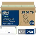Tork 290179 Zickzack Advanced Papierhandtücher (l X B) 23 Cm X 25 Cm Grün  3750 St.