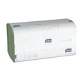 TORK Papierhandtuch 3.750 Zickzack-Handtücher Papierhandtuch Advanced 2-lagig - grün, 2-lagig, Nassfest, Lorbeerblatt-Design