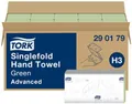 TORK Handtuchpapier, 248 x 230 mm, grün, Z-Falz