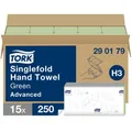 Papieren Gevouwen handdoeken Tork Advanced V-vouw 2-laags