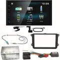 Kenwood DMX-125DAB Bluetooth USB Einbauset für Golf 5 6 Passat 3C CC B7 Touran