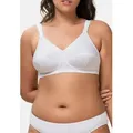 Triumph Bügelloser BH Doreen & Cotton 01 N (1-tlg) BH ohne Bügel - Blickdicht - Ohne Polsterung und ohne Bügel weiß 110