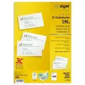 Sigel Visitenkarten LP790 weiß, 8.5x5.5 cm