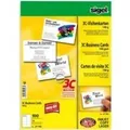 Sigel Business Card 3C LP790 - Visitenkarten - hochweiß - 85 x 55 mm - 190 g/m2 - 100 Karte(n) (10 Bogen x 10) - (LP790)