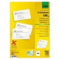 Visitenkarte LP790 DIN A4 85x55mm 190g weiß 100 Stück/Pack - hochweiß