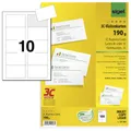 SIGEL Visitenkarten 190 g/m² matt hochweiß 1 Pack = 100 St.