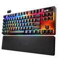 SteelSeries Apex Pro TKL Wireless HyperMagnetic Gaming-Tastatur – E-Sports TKL-Formfaktor – Anpassbares Ansprechverhalten – PBT-Keycaps – Bluetooth – 2,4 GHz– USB-C – Deutsches Tastatur (QWERTZ)