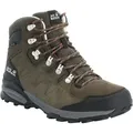 Jack Wolfskin REFUGIO TEXAPORE MID M Wanderschuh wasserdicht, Trekkingschuh grün 44 EU