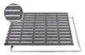 ACO 600x400x12mm Schuhabstreifer Indoor grau Türmatte + ALU Rahmen Eingangsmatte
