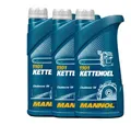3x1 Liter  Mannol Kettenhaftöl Kettenöl mineralisch  Kettensägeöl Motorsägenöl