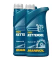 2x1 Liter  Mannol Kettenhaftöl Kettenöl mineralisch  Kettensägeöl Motorsägenöl