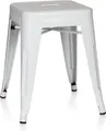 hjh OFFICE Bistrohocker VANTAGGIO Metall Hocker bis 150 kg belastbar Sitzhöhe 46 cm