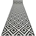 Läufer Bcf Morad Ruta Diamanten Schwarz / Creme 100 Cm Black 100x440 Cm