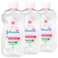 (11,99 EUR/l) 3x Johnson's Baby Oil / Öl 500ml