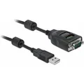 Delock USB Typ-A zu Seriell DB9 Adapter mit 9 LED RS-232 Tester (2 m) (90497)