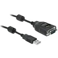 Delock USB Type-A to Serial DB9 Adapter with 9 LED RS-232 Tester
