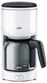 Braun "KF 3100 WH Filterkaffeemaschine - Kaffeemaschine Weiß