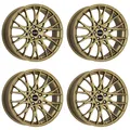 4 Felgen Dotz Fuji gold 8.0Jx19 5x114.3 für Lexus ES