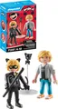 PLAYMOBIL Miraculous 71337 Miraculous: Adrien & Cat Noir, Bau-Set, Spielzeug