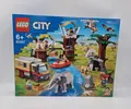 LEGO® City 60307 Tierrettungscamp mit Elefant Löwe Boot Tiere