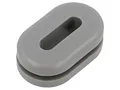 500X 633-06068 Tülle PVC grau Frontplattenstärke: max.3 mm -30-60°C UL94V-0 HELL