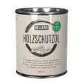 OELLERS Holzschutzöl für Innenbereiche & Außenbereiche, 1 Liter, für Lärche, Eiche, Teak, Douglasie u.v.m. Holz Öl für außen und innen, Holz Pflegeöl für Gartenmöbel, Terrassen, Dielen, Bangkirai Öl