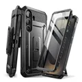 SUPCASE Outdoor Hülle für Samsung Galaxy S25 FE (2025) Handyhülle Bumper Case 360 Grad Schutzhülle Cover [Unicorn Beetle Pro] mit Displayschutz, Gürtelclip und Ständer 6.7 Zoll (Schwarz)