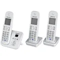 Panasonic KX-TG6823GS TRIO DECT Schnurloses Telefon Anrufbeantworter perlsilber