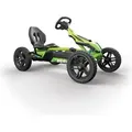 BERG Rally DRT Green Kart – Sportlenkrad und Speed Wheels - Grün