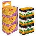Kodak MIX Pack- Gold 200 135/36 3er Pack + T-MAX 400 Prof.135/36 3er Pack