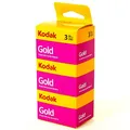 kodak 1880806 Gold 200 Film, GB13536-H - 3 Stück (Gelb/Lila)