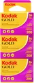 Kodak Gold 200 135-36 Fotografischer Film - 3er Pack MHD08/2027Neu OVP 100%